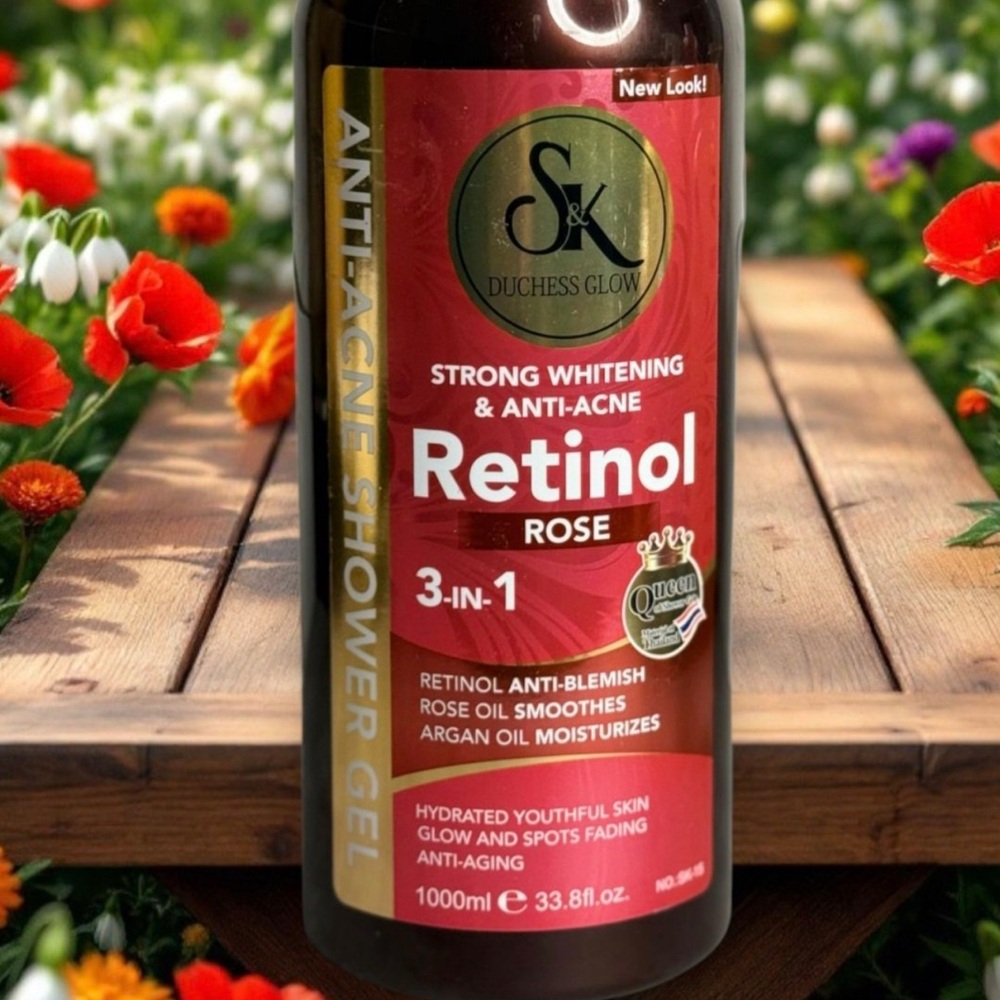 Duchess Glow Retinol Rose Shower Gel